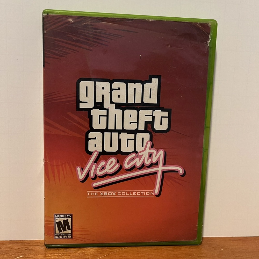 Grand Theft Auto Vice City (Microsoft Xbox,‎ 2003) Complete Manual & Map TESTED